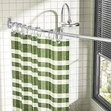 curved shower curtain rod euplar