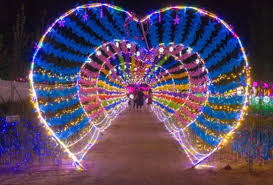 led arch festival lights