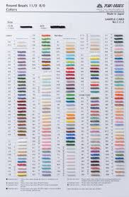 36 Surprising Color Chart For Glass Beads