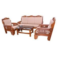 teak wooden sofa