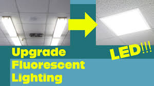 upgrade fluorescent lights to led drop