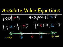 Solving Absolute Value Equations And