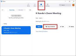 how to send zoom meeting invite from