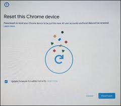 how to revert chrome os back to a