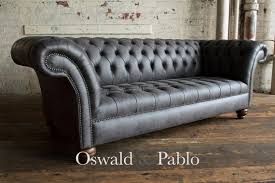Eco Friendly Leather Chesterfield Sofa