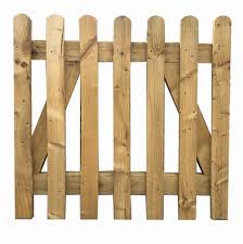 Round Top Picket Gate Oakdale Fencing
