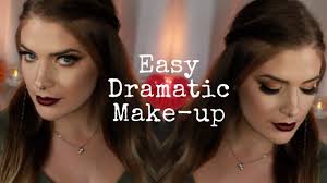 easy dramatic eye makeup tutorial for