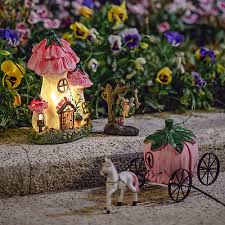 Resin Fairy Garden Miniature Fl