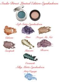 Soft N Silky Eyeshadow Color Selection Chart