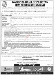 National bank of pakistan branch opening in ashgabat, turkmenistan, answers aspirations of the pakistan government in strengthening of economic and trade relations between two countries. Nbp National Bank Of Pakistan Karachi Jobs 2019 2021 Job Advertisement Pakistan