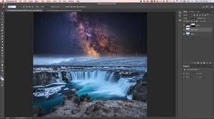 blend photos in photo night sky