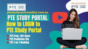 how to log in to pte study portal you