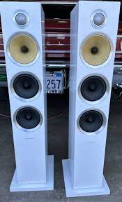 b w cm8 s2 floorstanding speakers white