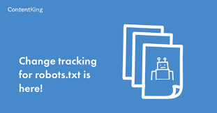 robots txt change tracking by contentking