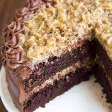 Chocolate Cake Pecan Frosting gambar png