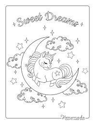 Magical Unicorn Coloring Pages For Kids