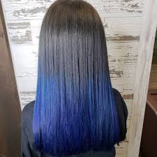 I went from brunette to mermaid hair with help of blue hair dye. Blue Dip Dye Dyed Hair Blue Blue Dip Dye Hair Dipped Hair