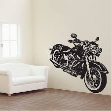 motorcycle vector graphic vinyl wall