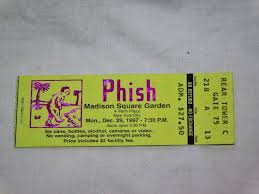 Details About Phish Madison Square Garden Msg Nyc Nye Run 12