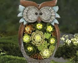 Uk Owls Concrete Garden Ornaments