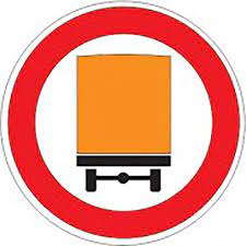 Купите Дорожный знак Движение транспортных средств с опасными грузами  запрещено