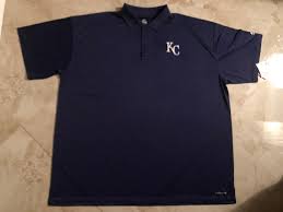 Details About Kansas City Royals Cool Base Polo Shirt 3xl Navy Majestic Athletics Mlb