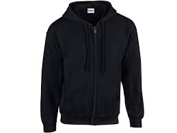 18600 Gildan Heavy Blend Adult Full Zip Hooded Sweatshirt Hoodie Black 5082
