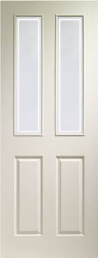 victorian white primed forbes glass
