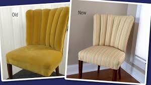channel back fluted back chair