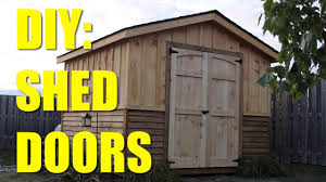 how to create easy build shed doors