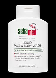 liquid face and body wash for sensitive