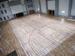 maple wood basketball court flooring
