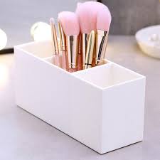 brush holder cosmetics storage box