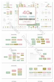 40 Pages Organization Timeline Information Visualization Ppt
