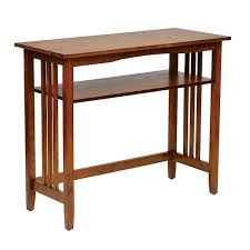 Ash Wood Rectangle Wood Console Table
