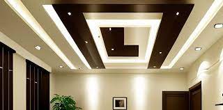 false ceiling design with gypsum