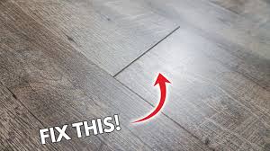 fix uneven loose laminate vinyl lvp