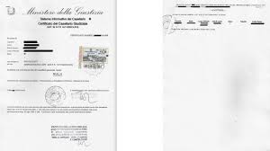 italian police clearance certificate
