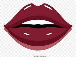 flat style image of red lips and tongue