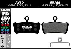 Galfer Sram Guide R Standard Disc Brake Pads Black
