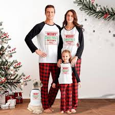 ugly family pajamas merry christmas