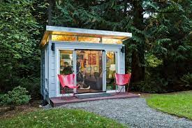 Modern Shed Seattle Home Office