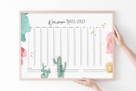 Printable Wall Calendar Weekly