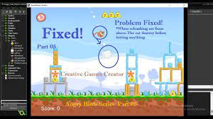 Make a angry birds game in Game maker studio part :05 - YouTube