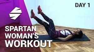 toned with spartan woman s home workout