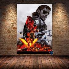 Metal Gear Solid Poster Big Boss Wall