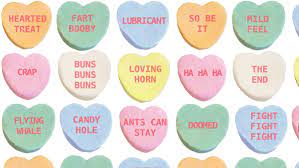 If you've been in a drug store or supermarket lately, you've probably noticed the shelves are stocked with necco sweethearts in preparation for valentine's day. Neural Net Generates Most Ridiculous Candy Hearts Ever Nerdist