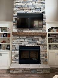 Brick Fireplace Makeover Farmhouse