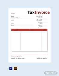 Free Commercial Tax Invoice Template Pdf Word Excel