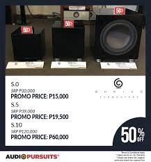 Audio Pursuits - Sumiko subwoofer by Sonus faber at 50% OFF! Sumiko S.0  Sumiko S.5 Sumiko S.10 Promo runs from June 11-30, 2019 or while supplies  last only. #ExcitingFathersDaySale #AudioPursuits